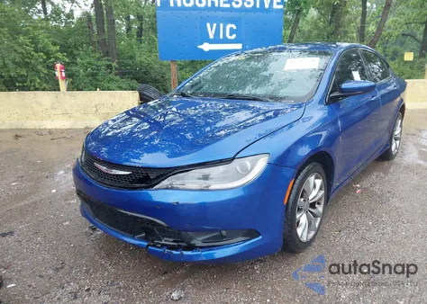 2015 Chrysler 200 S из США, поврежденный, VIN 1C3CCCBBXFN730065